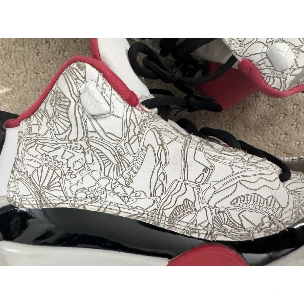 AIR JORDAN Nike Dub Zero Men Chicago Red White Sneakers Shoes (311046-160)Size 8